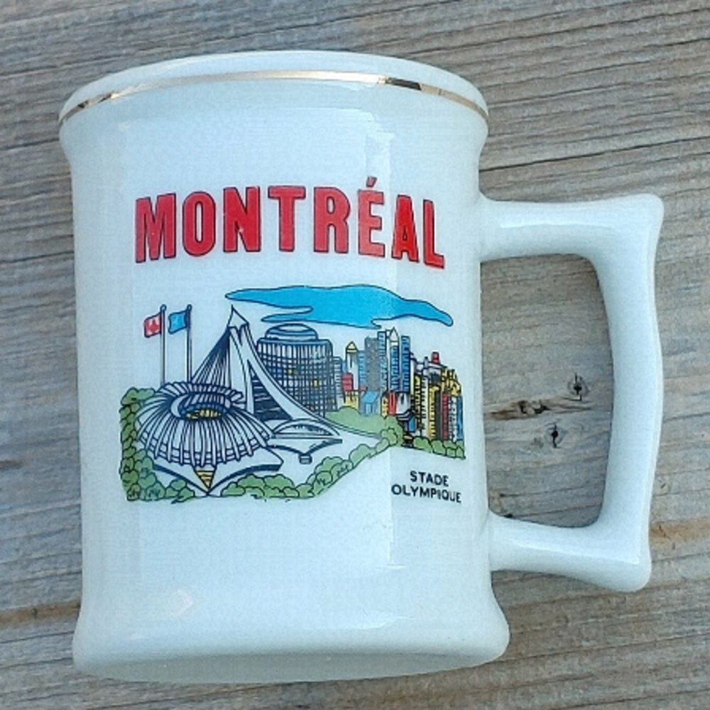 Montreal Olympic Stadium Shot Glass
